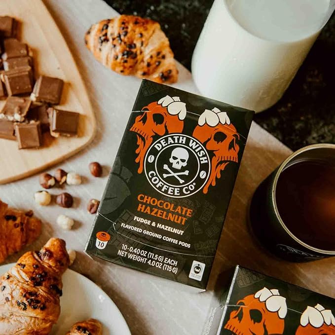 Death Wish Coffee - Single Serve Pods - Dark Roast Coffee Pods - Made with USDA Certified Organic