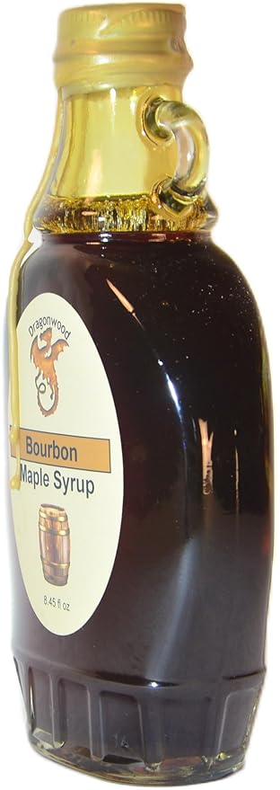 Bourbon Maple Syrup - For Pancakes and Waffles ??Made With Pure Maple Syrup And Dealcoholized