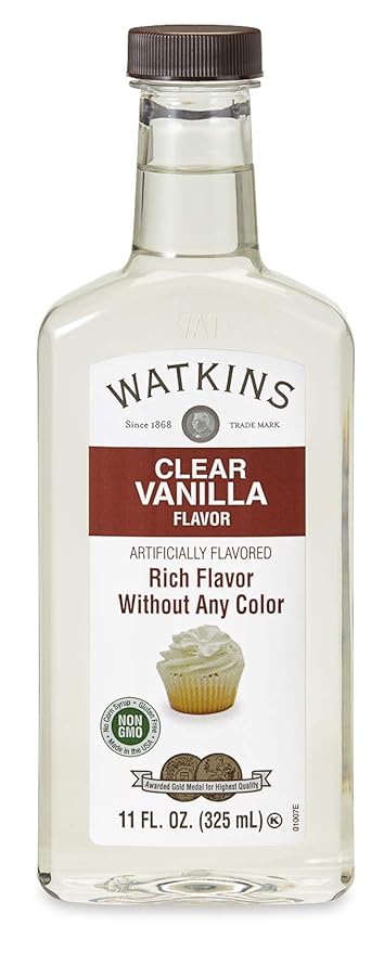 Watkins Butter and Clear Vanilla Flavoring Extracts, 11 oz. Bottles (2 Count)