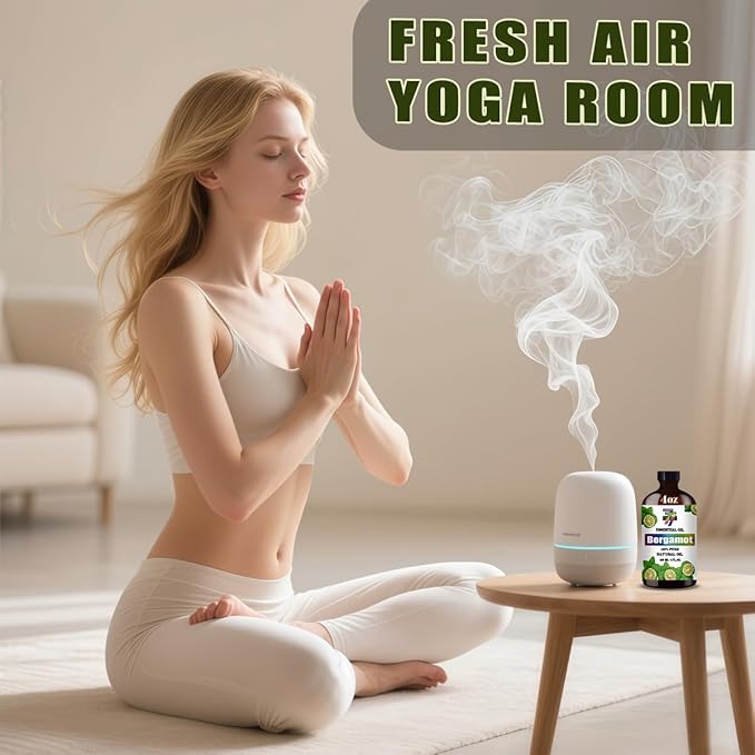 Bergamot Essential Oil (4 oz/120 ml) ??Bergamot Oils for Aromatherapy, diffusers, humidifiers, Home