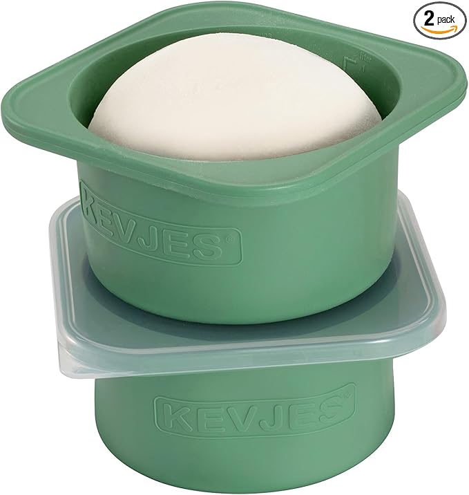 1000ml PLUS Pizza Sourdough Proofing Containers with Air-tight Lids for DIY family Artisan