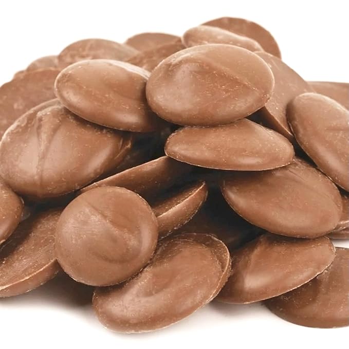 KIDU Chocolate Melting Wafers Bulk Bag Perfect For Dipping, Deserts, Baking And More (2 Pound, Milk