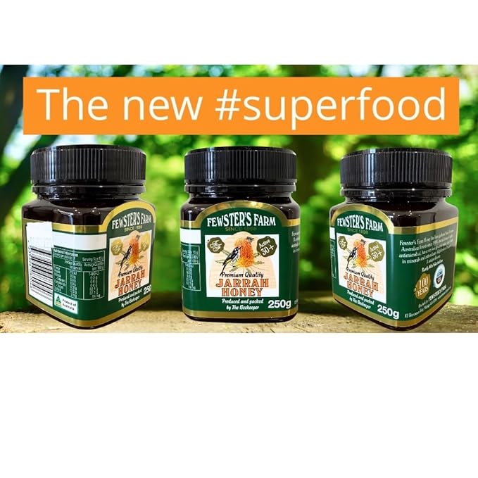 Jarrah Honey TA 30+ - 250 g / 8.8 oz Jarrah Honey is nectar gathered by bees from the flowers of