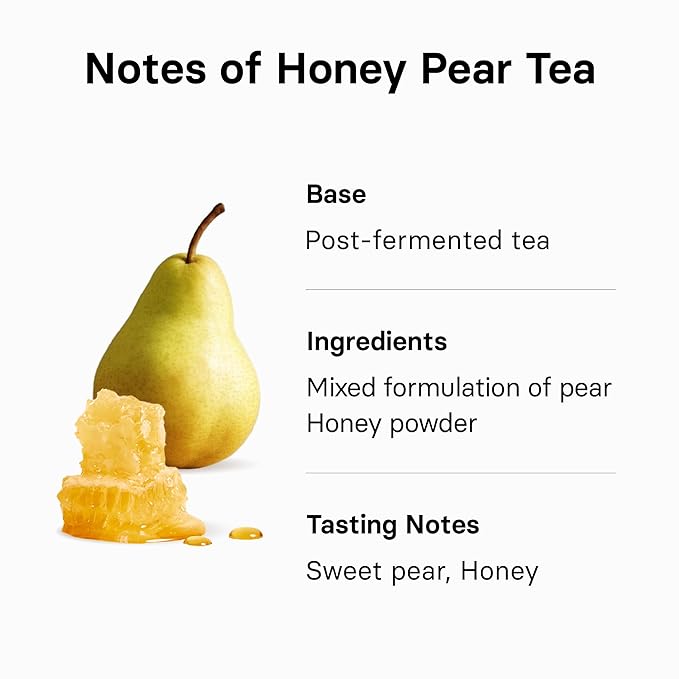 OSULLOC Honey Pear Tea (Sweet Pear & Honey Flavor), Fruit tea Blend, Premium Teabags from Jeju