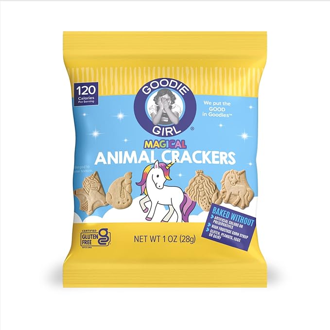 Goodie Girl Magical Animal Crackers Snack Packs – Gluten Free, Peanut Free, Dairy Free, Egg Free
