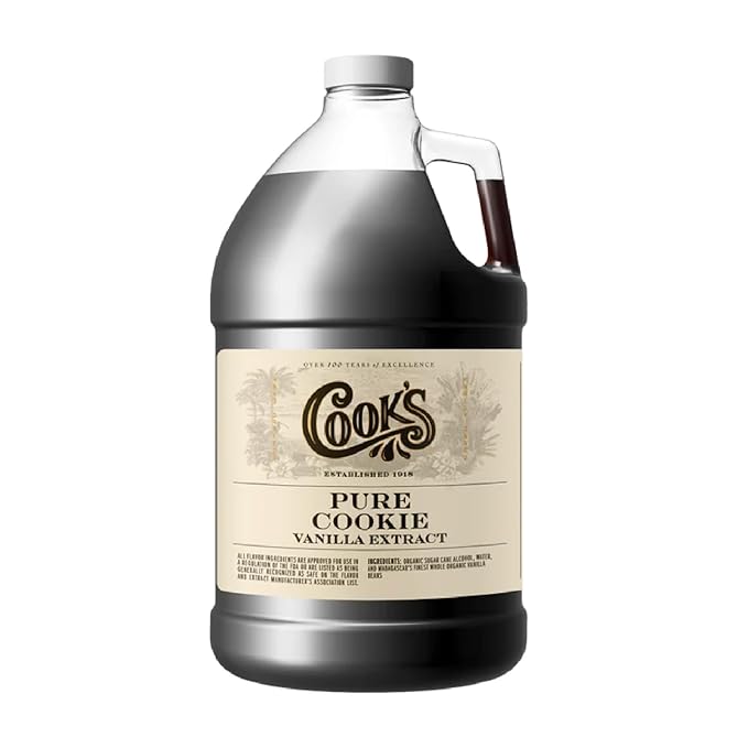 Cook's, Pure Cookie Vanilla Extract, Floral Vanilla Extract for Cakes, Cookies, Pastries, Ice