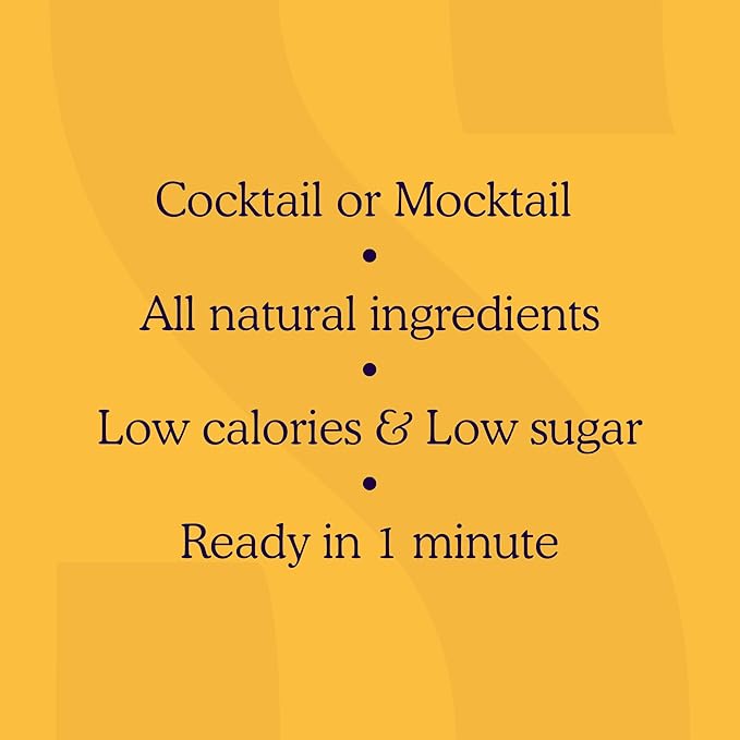 SAYSO Old Fashioned Original Craft Cocktail Tea Bag | Under 1 Min (With Bitters & Orange) | Steep