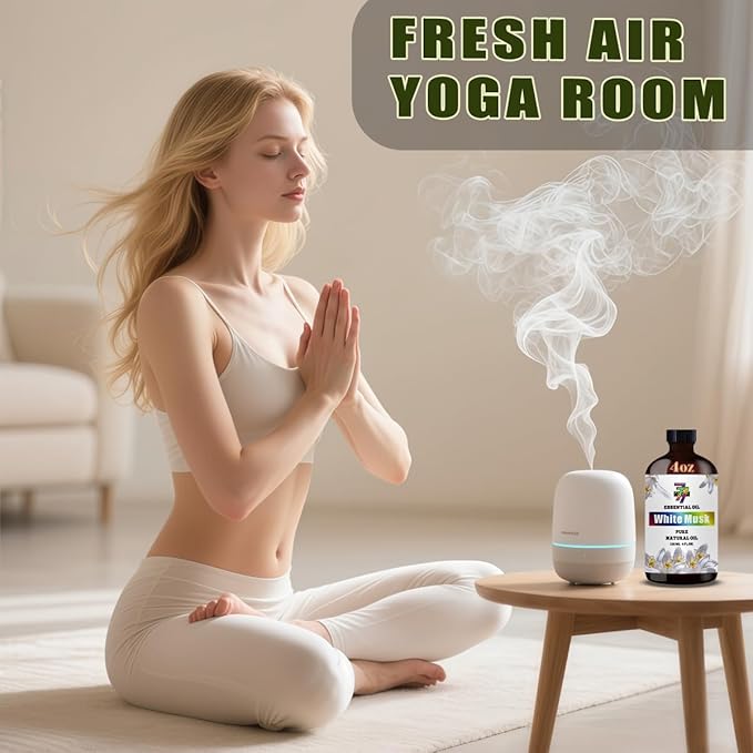 White Musk Essential Oil (4 oz/120 ml) ??White Musk Oils for Aromatherapy, diffusers, humidifiers