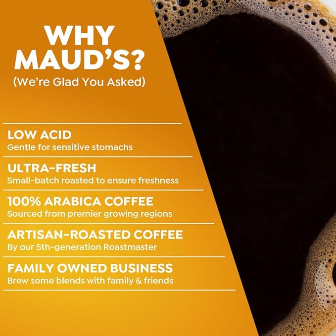 Maud's Breakfast Blend Coffee Pods, 18 ct, Light Roast Coffee in Recyclable Single Serve Pods
