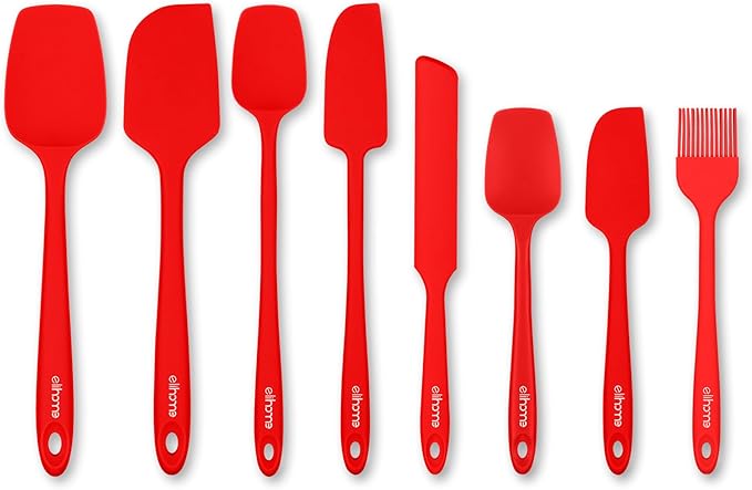 Elihome Mini Silicone Basting Pastry Brush, Cooking Brush for Oil Sauce Butter Marinades, Food