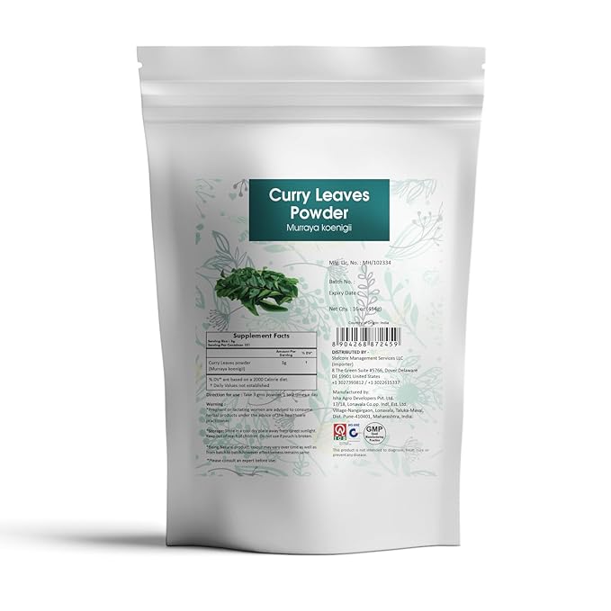 AyurForest Curry Leaves Powder 16 Ounce / 454 grams