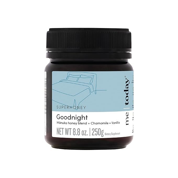 Me Today – Goodnight Mānuka Honey Blend with Chamomile and Vanilla (250g/8.8oz), 8.08 Ounce (Pack