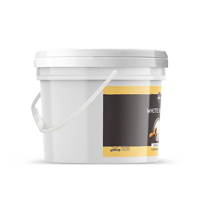 Birch & Meadow Granulated White Sugar, 1-Gallon Bucket Bulk Size, Cooking & Baking, Cookies & Cakes