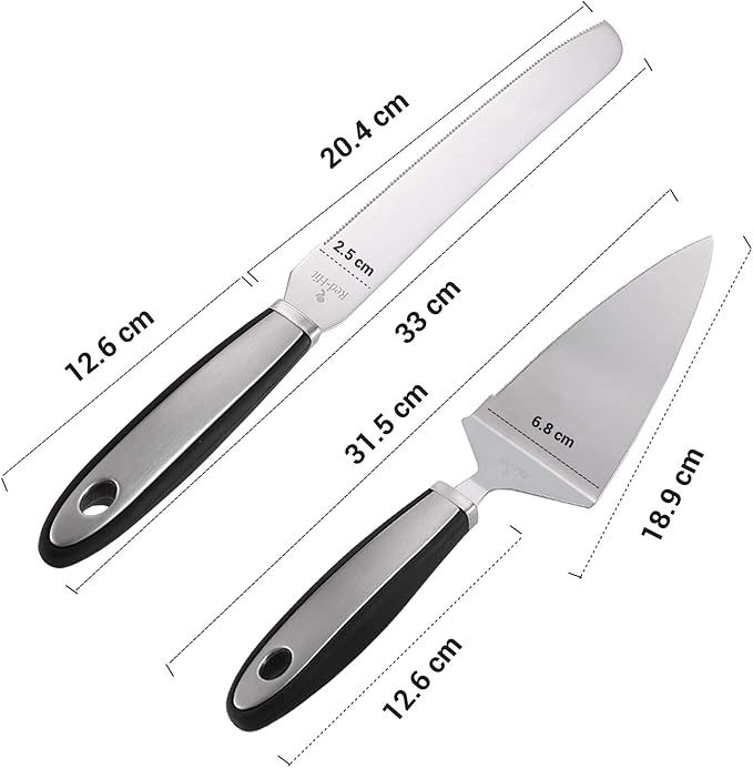 Cake Cutting Set for Wedding Cake Knife and Server Set, Cake Cutter and Pie Spatula, Cake Server