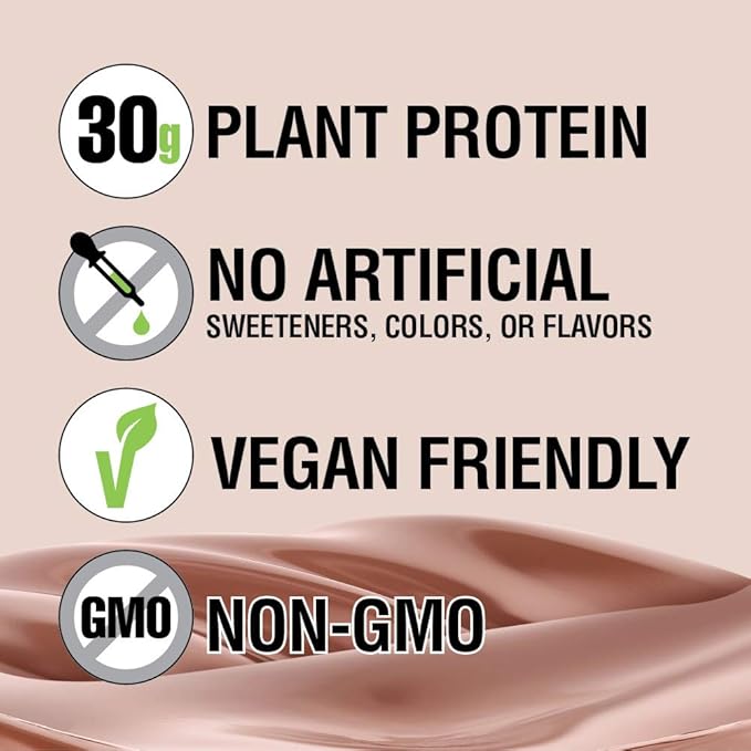 Lean Body Ready-to-Drink, Plant-Based Vegan Chocolate Protein Shake, 30g Protein, No Artificial
