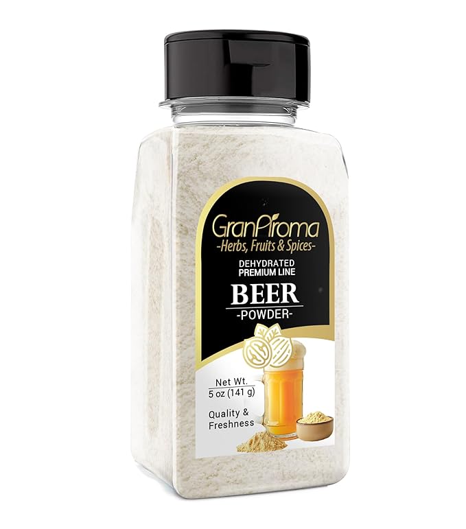 GranAroma Beer Powder, Flavourful Seasoning, Bold Beer, Sauce & Meat (5 Ounce)
