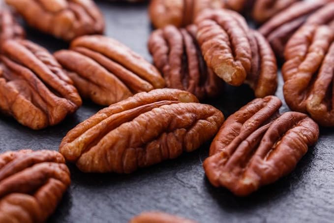 Premium Raw Pecan Halves 44oz (2.75 lb) | American-Grown, Non-GMO | Batch Tested Gluten & Peanut