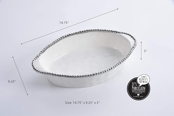 Pampa Bay Titanium Baking Dish (Oval, Salerno)