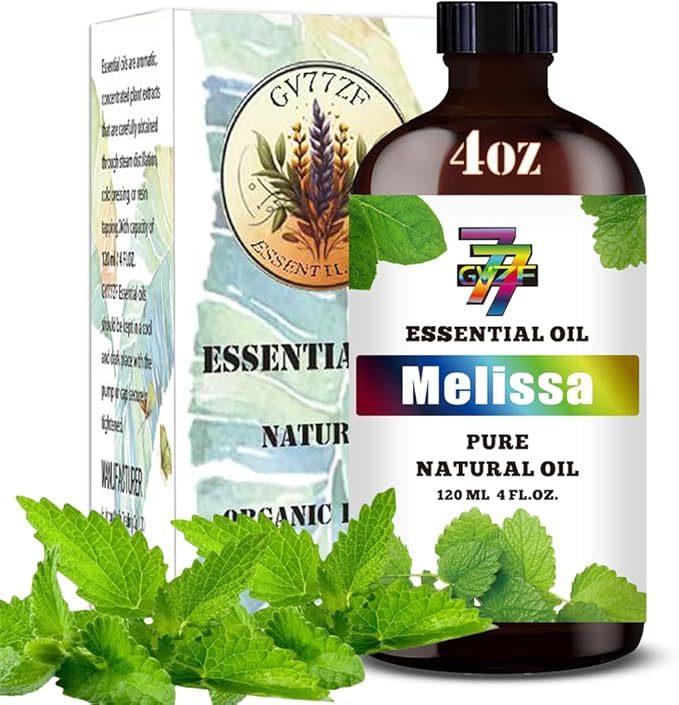 Melissa Essential Oil (4 oz/120 ml) ??Melissa Oils for Aromatherapy, diffusers, humidifiers, Home