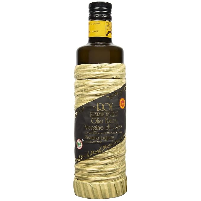 ROI Italian Extra Virgin Olive Oil - Made From Ligurian Taggiasca Oilves - High Polyphenol - DOP