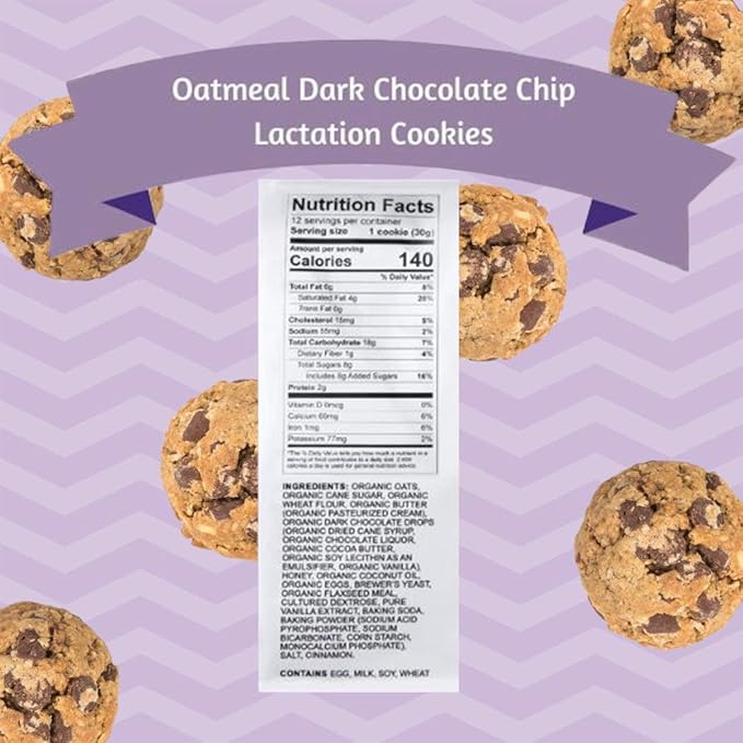 MilkBliss Soft Baked Lactation Cookies for Breastfeeding, All Natural and GMO Free Lactation