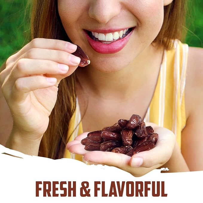 Pitted Dates 2lbs pack of Deglet Noor Dates Pitted, Bulk, Delicious and Nutritious Deglet Date