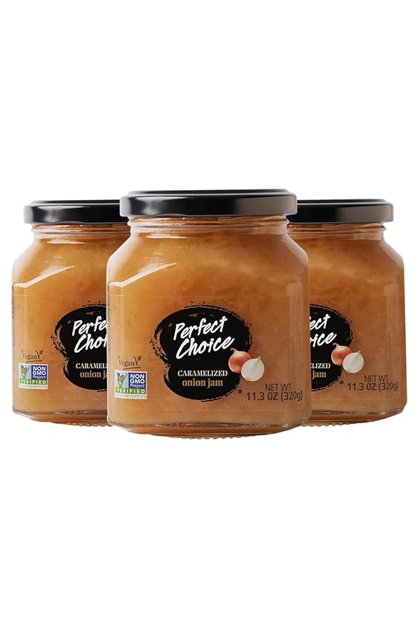Perfect Choice Caramelized Onion - Delicious Spread on Burgers, Meats, Cheeses & More