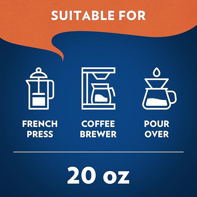 Lavazza Perfetto Ground Coffee Blend, Dark Roast, 20 Ounce, Value Pack, Caramel flavor with Dark