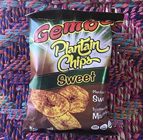 Gembos Sweet Maduritos Plantain Chips - Deliciously Sweet Plantains Snack, Perfect for Vegan Snack