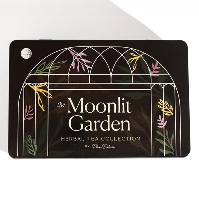 Moonlit Garden Collection Assorted Herbal Tea Gift Set - Hand-Crafted Loose Leaf Teas, Presentation