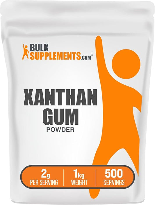 BulkSupplements.com Xanthan Gum Powder - Xanthan Gum Thickener, Xanthan Gum for Baking - Xanthan