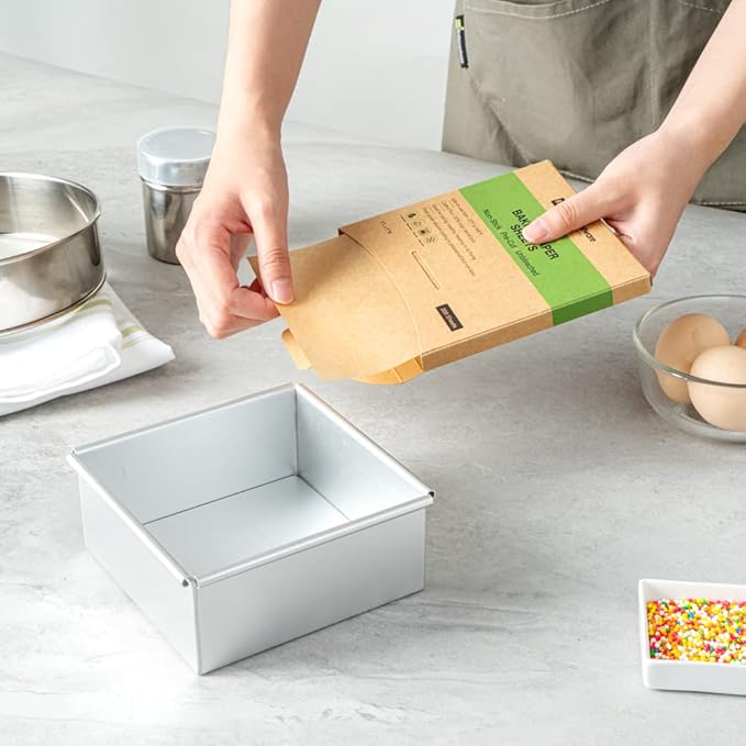 Restaurantware Pastry Tek 5 x 5 Inch Parchment Paper Sheets 1000 Greaseproof Baking Sheets For Oven