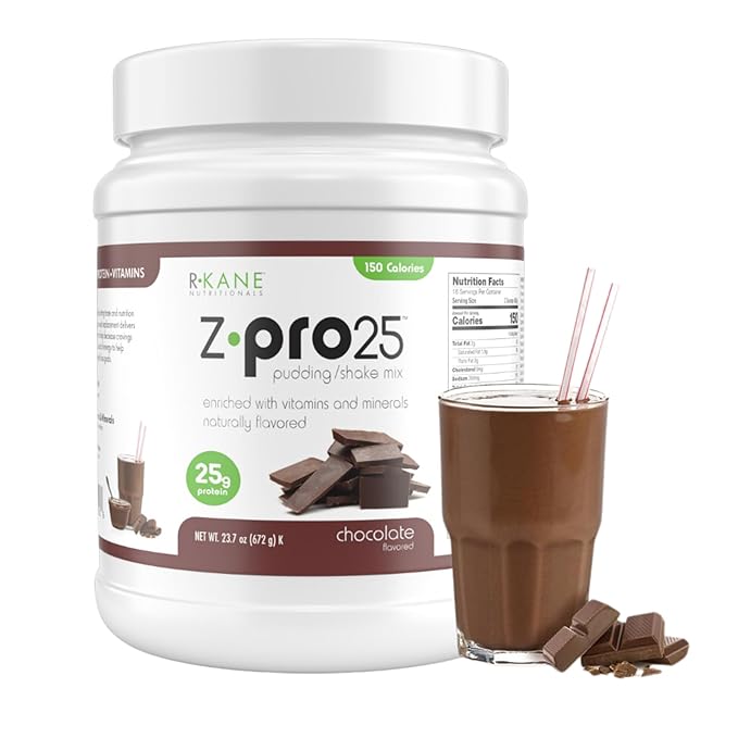 Z-Pro25 Protein Powder, 23.7 oz ??25g Casein & Whey Blend ??Low-Carb, High-Protein Meal Replacement