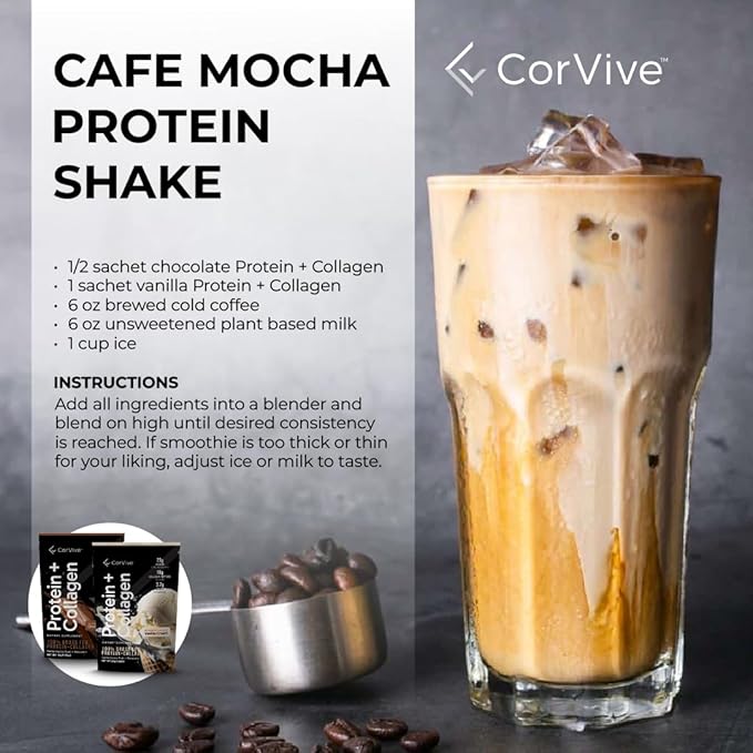 Protein + Collagen Powder | 23g Protein (Grass-Fed Whey + Collagen) | 3.7g BCAAs | Supports Muscle
