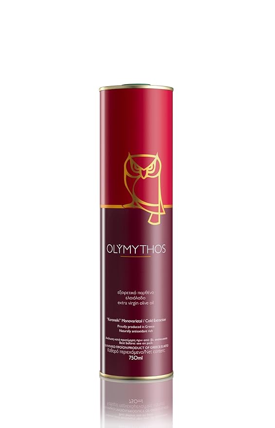 OLYMYTHOS Koroneiki Robust Extra Virgin Olive Oil - Polyphenol Rich (637 MG/KG) - World's Best Gold