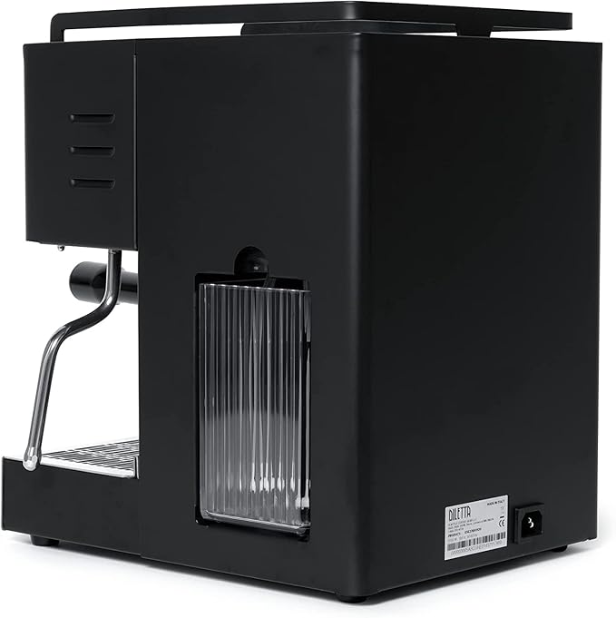 Diletta Mio Espresso Machine (Black) and Eureka Mignon Notte Grinder Bundle