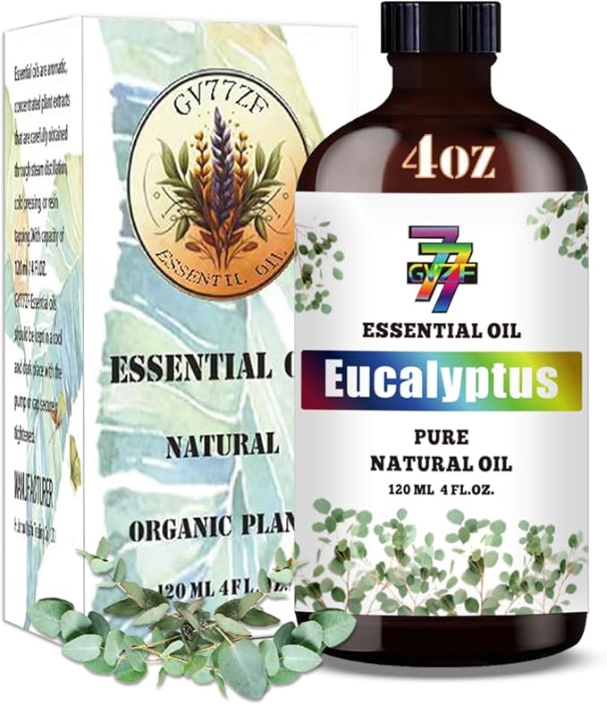 Eucalyptus Essential Oil (4 oz/120 ml) ??Eucalyptus Oils for Aromatherapy, diffusers, humidifiers