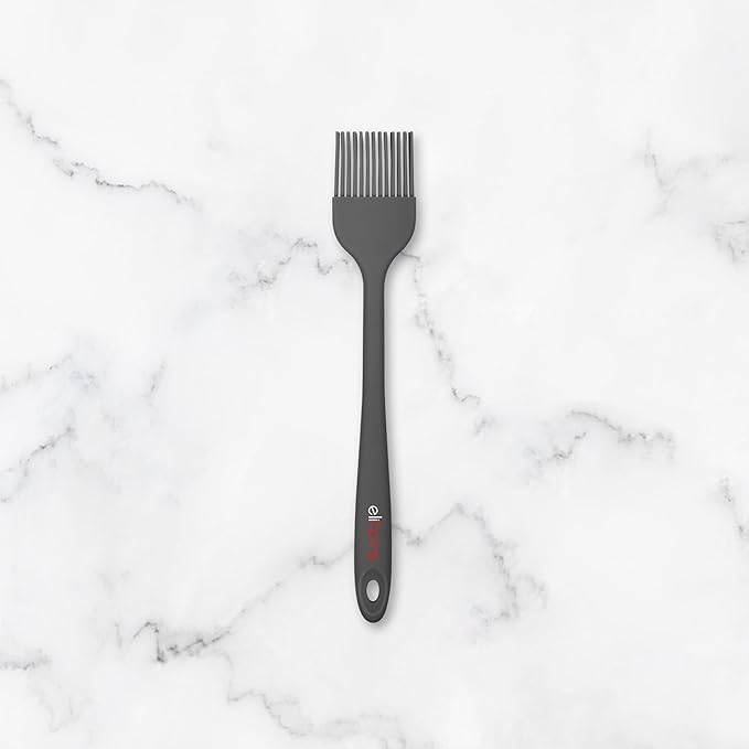 Elihome Mini Silicone Basting Pastry Brush, Cooking Brush for Oil Sauce Butter Marinades, Food