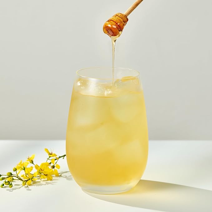 OSULLOC Canola & Apricot Tea (Aromatic Canola flower & Apricot), Premium Blended Tea from Jeju, Tea