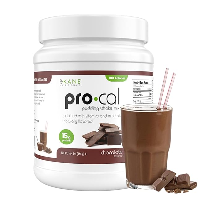 Pro-Cal Chocolate Meal Replacement Powder - High Protein, Low Calorie Shake & Pudding Mix