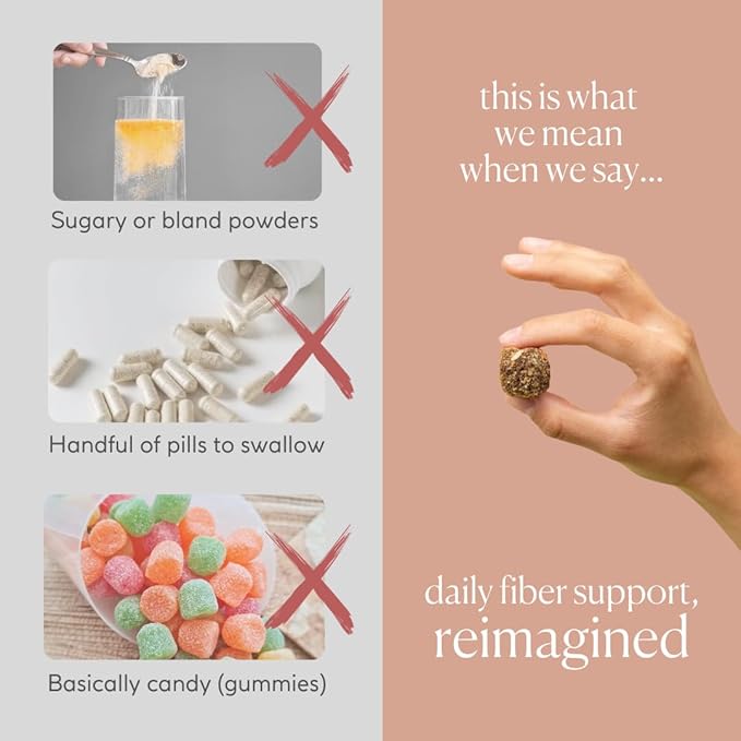 Fiber Supplement - 5g Daily Fiber Bite - Supports Regularity, Digestion and Gut Health - All