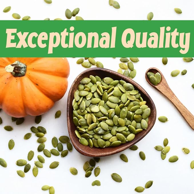 Sincerely Nuts Shelled Pepitas Pumpkin Seeds Salted (2 lb bag) | Delicious Nutrient Dense Low Carb