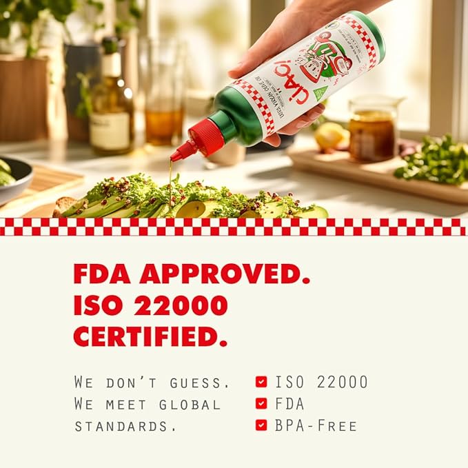 CIAO Sicilian Extra Virgin Olive Oil ??First Cold-Pressed, High Polyphenol, Organic, Authentic