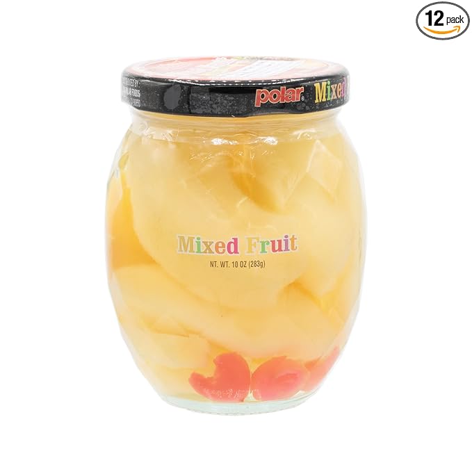 MW Polar Mixed Fruit in Jar 10 Ounce (Pack of 12)