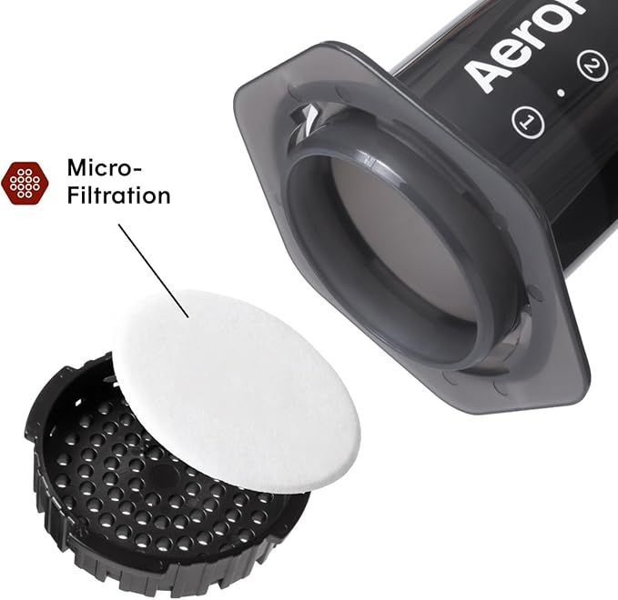 AeroPress Original Coffee and Espresso-style Maker, Barista Level Portable Coffee Maker with