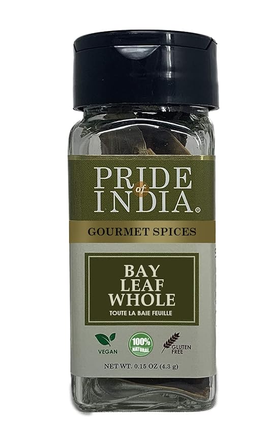 Pride of India – Bay Leaf Whole – Authentic Indian Culinary Spice/ Premium Quality – Gourmet &