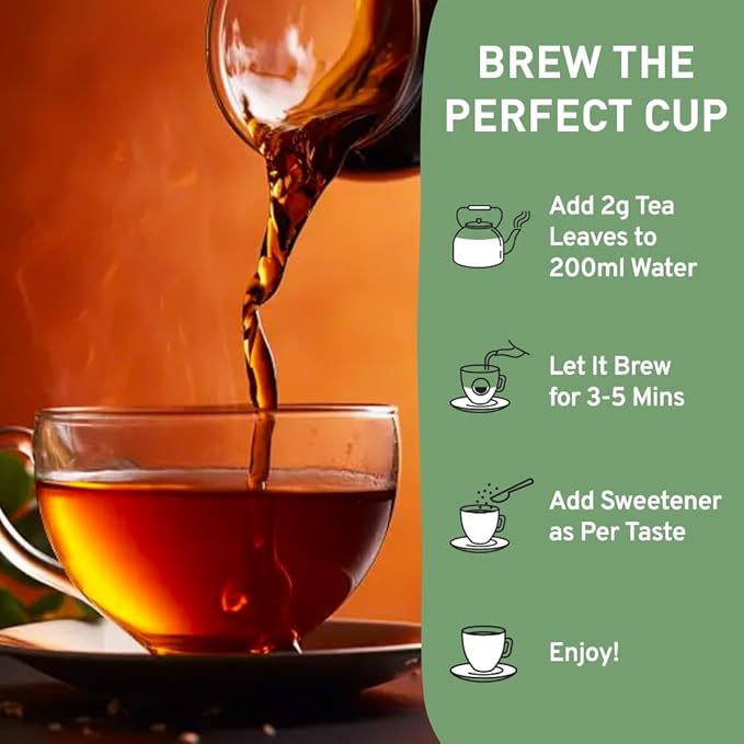 HANDPICK, English Breakfast Tea Loose Leaf (340g/12oz) Strong, Robust, High Caffeine Black Tea