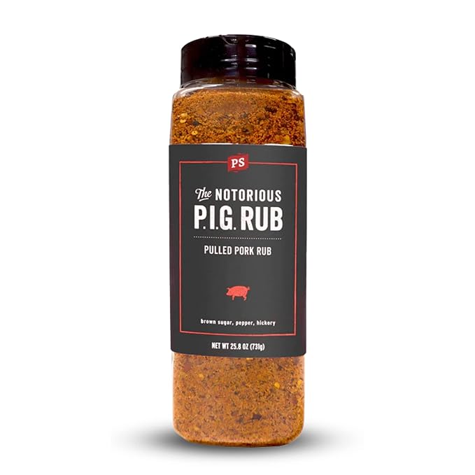 PS Seasoning Notorious P.I.G.- Pulled Pork Seasoning & Dry Rub - Pulled Pork Seasoning, BBQ Rubs