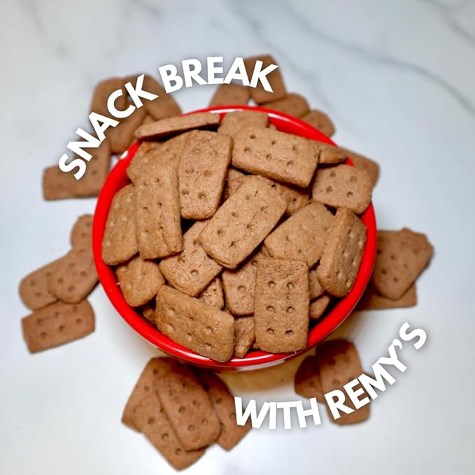Safe + Fair Remy's Cinnamon Grahams 24ct - Wholesome Healthy Snacks - Bite-Sized Whole Grain Treats