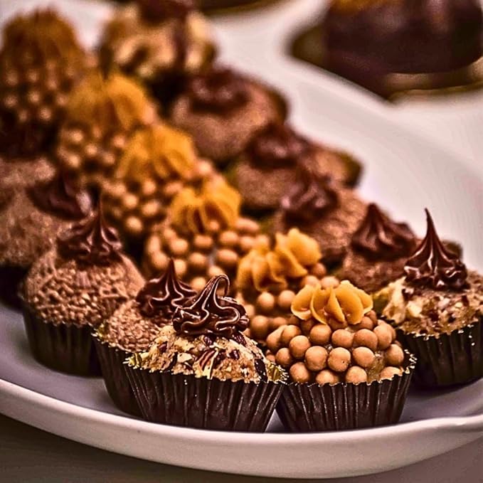 Green Direct Standard Size Brown Cupcake Liners ??Pack of 500 Paper Baking Cups for Muffin Pans